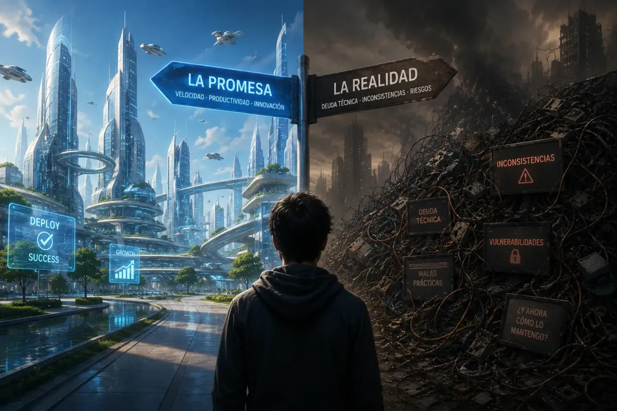 What they promise us / What we get